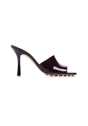 Bottega Veneta Stretch Patent Leather Slide Sandals - Moda Operandi