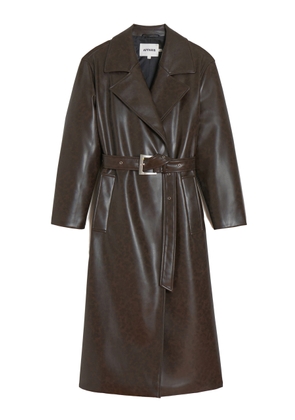 Apparis Tate Recycled Leather Trench Coat - Moda Operandi