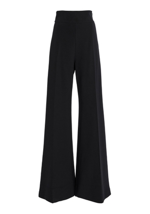 Carolina Herrera Bi-Stretch Wool Tailoring Wide-Leg Pants - Moda Operandi