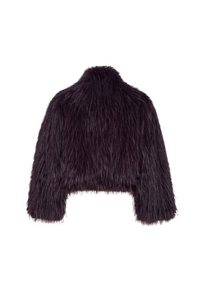 Apparis Ginette Faux Fur Cropped Jacket - Moda Operandi