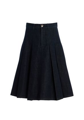 RÙADH The Reid Cotton Midi Skirt - Moda Operandi