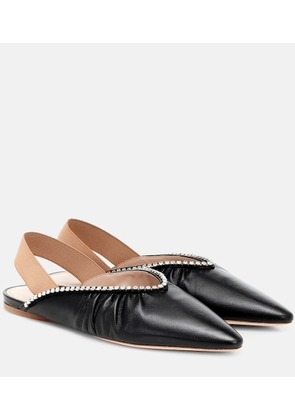 Miu Miu Leather slingback ballet flats
