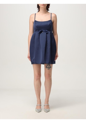 Dress ELISABETTA FRANCHI Woman color Blue