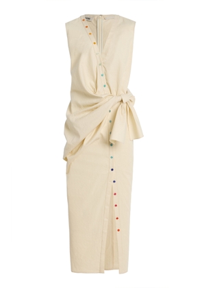 Christopher John Rogers Cotton Sarong Shirt Dress - Moda Operandi