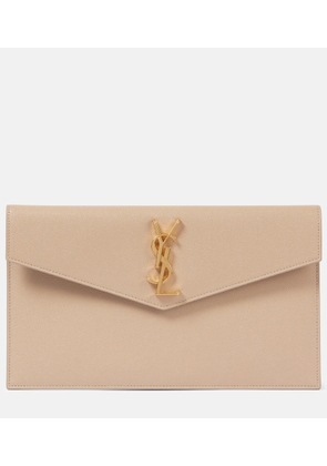 Saint Laurent Uptown leather clutch