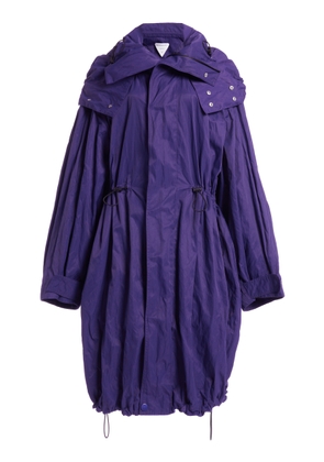 Bottega Veneta Resinated Metal Twill Parka - Moda Operandi