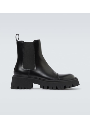 Balenciaga Tractor leather boots