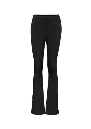 Live The Process Ribbed-knit flared sweatpants