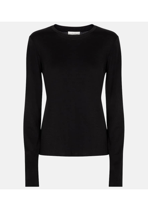The Row Shermann cotton jersey top