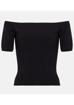 McQueen Off-shoulder top