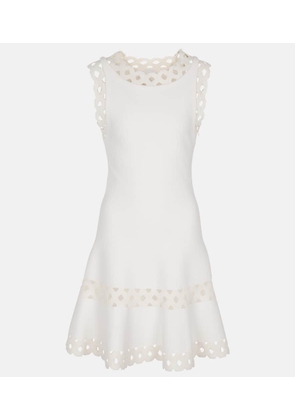 Alaia Vienne wool-blend minidress