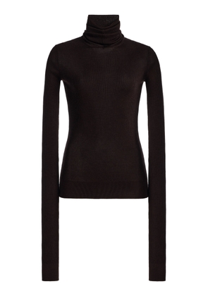 Marie Adam-Leenaerdt Wool-Silk Balaclava Sweater - Moda Operandi