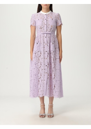 Dress SELF-PORTRAIT Woman color Violet