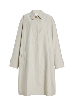 The Row Pluma Cotton-Blend Trench Coat - Moda Operandi