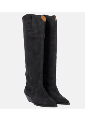 Isabel Marant Denvee suede knee-high boots