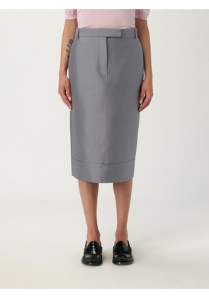 Skirt THOM BROWNE Woman color Grey
