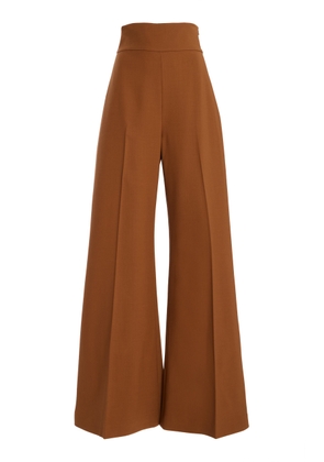 Carolina Herrera Diane High-Rise Wool Wide-Leg Pants - Moda Operandi