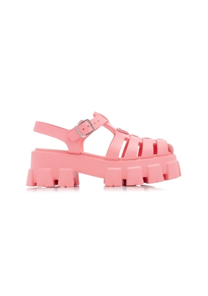 Prada Monolith Rubber Fisherman Sandals - Moda Operandi