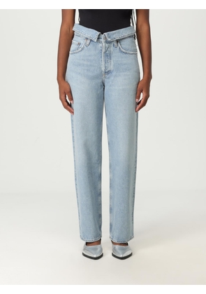 Jeans AGOLDE Woman color Denim