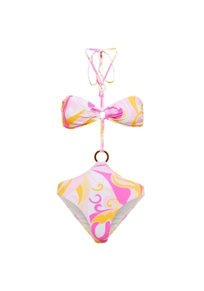 Alexandra Miro Dorothea cutout halterneck swimsuit