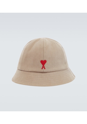 Ami Paris Ami de Coeur cotton bucket hat