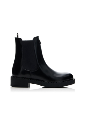 Prada Leather Chelsea Ankle Boots - Moda Operandi