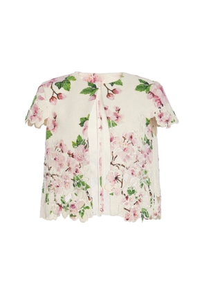 Oscar de la Renta Embroidered Tweed Jacket - Moda Operandi