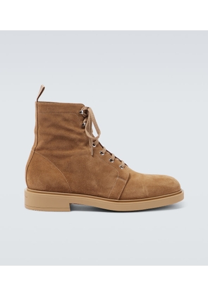 Gianvito Rossi Richard suede desert boots