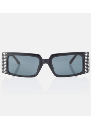Magda Butrym Crystal-embellished square sunglasses