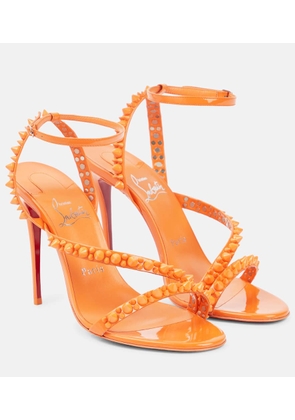 Christian Louboutin Mafaldina Spikes 100 leather sandals