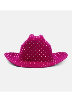 Ruslan Baginskiy Embellished felt cowboy hat