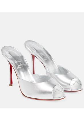 Christian Louboutin Dolly metallic leather mules
