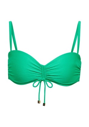 Heidi Klein Textured self-tie bikini top