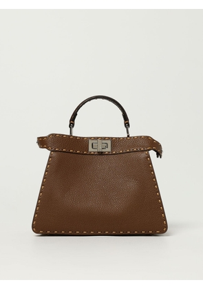 Handbag FENDI Woman color Brown
