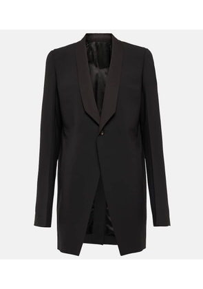 Rick Owens Walrus Tux virgin wool blazer