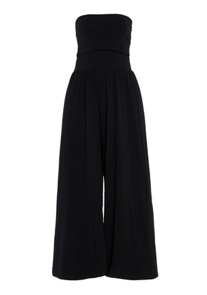 By Malene Birger Marciel Strapless Organic Cotton Jumpsuit - Moda Operandi
