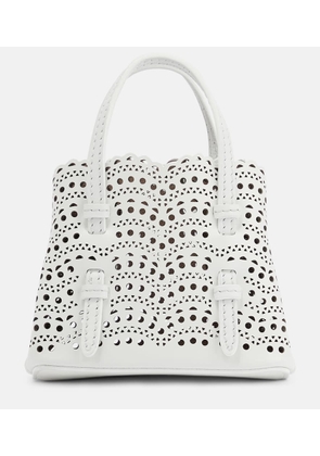 Alaia Mina Mini leather crossbody bag