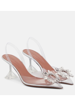 Amina Muaddi Begum embellished PVC slingback pumps