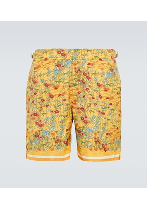Orlebar Brown Bulldog floral swim trunks