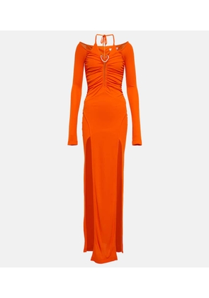 Dion Lee Mobius Slit jersey gown