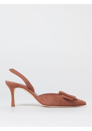 Pump MANOLO BLAHNIK Woman color Camel