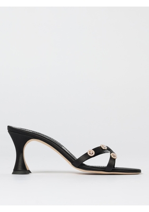 Heeled Sandal MANOLO BLAHNIK Woman color Black