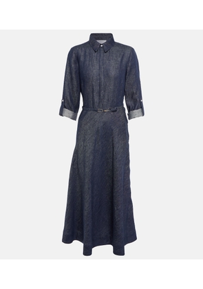 Gabriela Hearst Marley denim midi dress