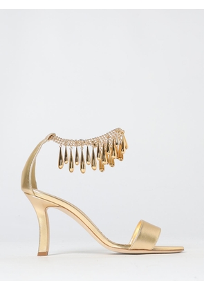Heeled Sandal MANOLO BLAHNIK Woman color Gold