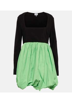 Ganni Balloon skirt taffeta minidress
