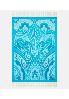 Etro Paisley cotton blanket