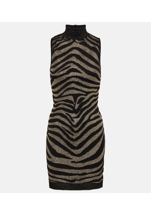 Balmain Zebra-print minidress