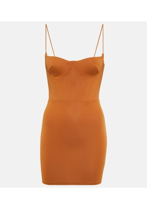 Alex Perry Deacon corset minidress