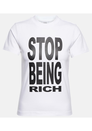 Vetements Slogan cotton T-shirt