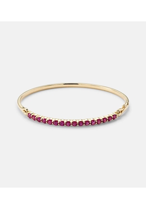 Melissa Kaye Lenox 18kt gold bracelet with sapphires